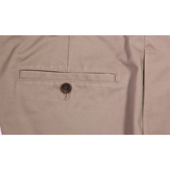 Brooks Brothers Advantage Chino * Lot of 2 * Khaki Flat Front Cotton Pants 38x30 - Picture 11 of 15